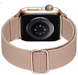 Soft Stretch Nylon Loop Band Apple Watch Series Compatible 38 40 41 42 44 45 46