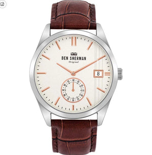 Ben Sherman Men Watch • Spitalfields Heritage • 43mm • Quartz • 3ATM • WB039T