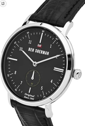 Ben Sherman Men Watch • Dylan Professional • 41mm • Quartz • 3ATM • WBS102BB