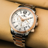 Optima - Swiss Chronograph - OSC399-SR-1 
 Swiss quartz chronograph. 45 mm OSC399 30 m (3 ATM / 100 feet)