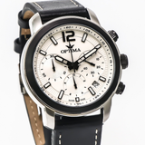 Optima - Swiss Chronograph - OSC399-SBL-1  Swiss quartz chronograph. 45 mm OSC399 30 m (3 ATM / 100 feet)