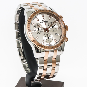 Optima - Swiss Chronograph  Quartz
 44.15mm OSC432  50 m (5 ATM / 139 ft)