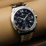 Optima - Swiss Chronograph - OSC449-SS-3
 Swiss Ronda Quartz  44.15 mm OSC449 50 m (5 ATM / 139 ft)